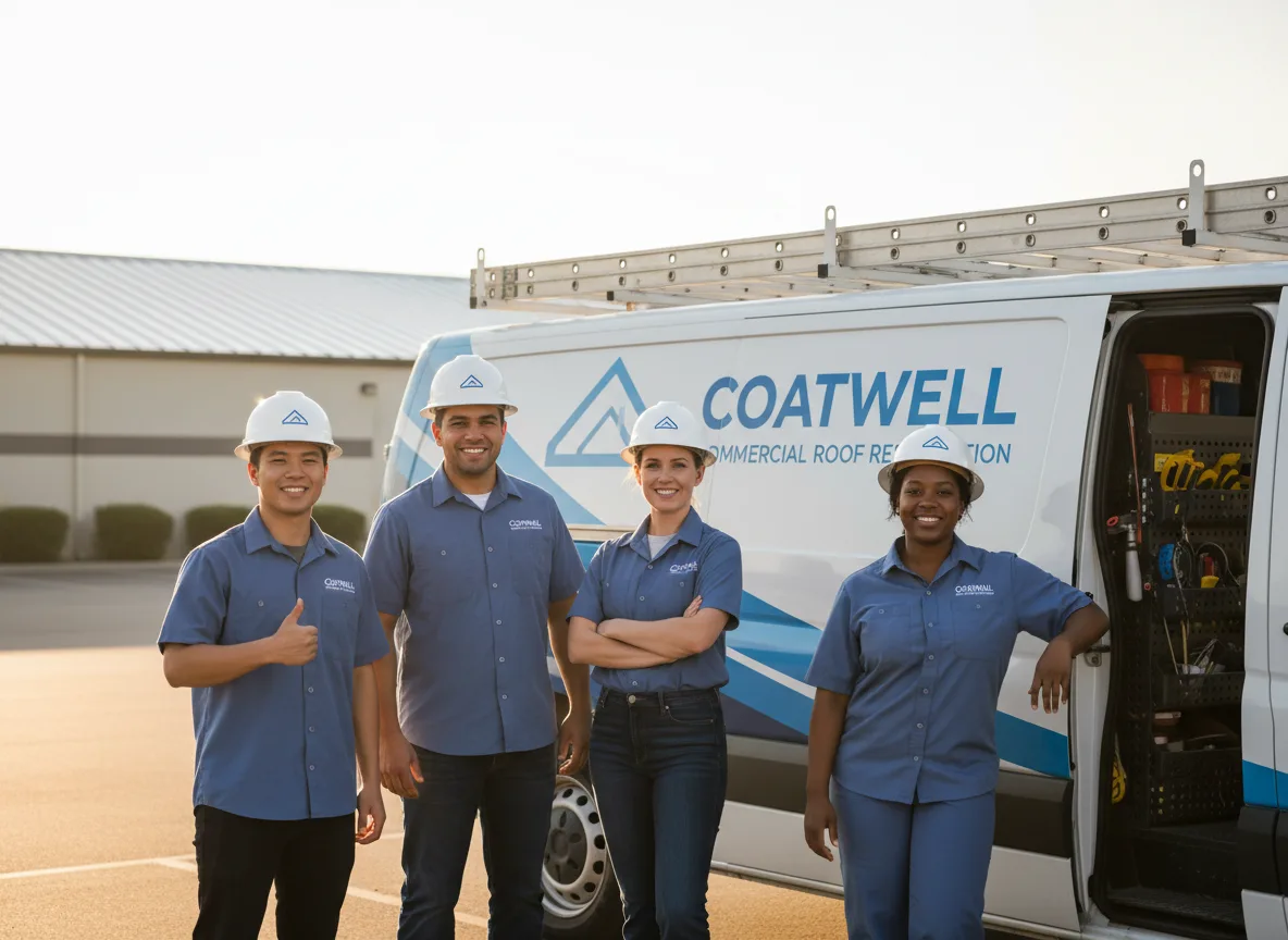 Commercial roof coating company in Fentress, TX